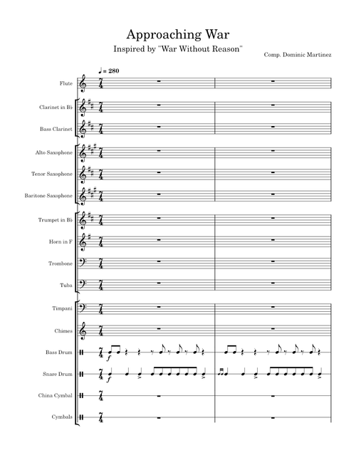 Approaching War - Comp. Dominic Martinez