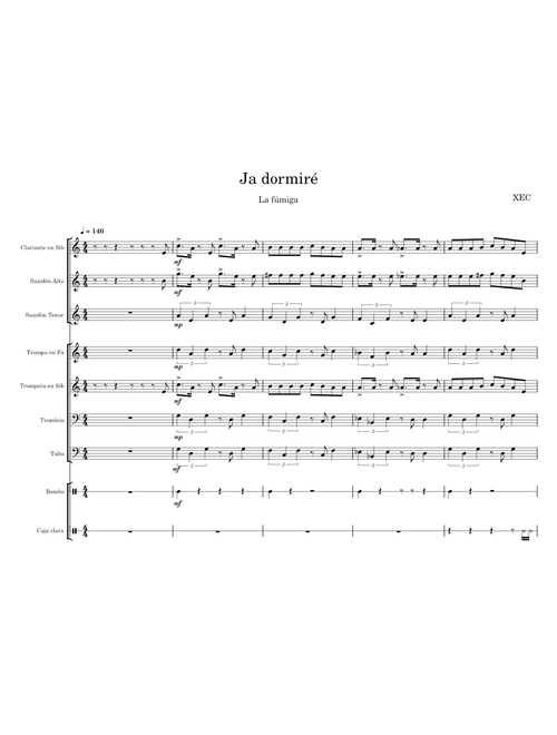 JA DORMIRÉ - La fúmiga