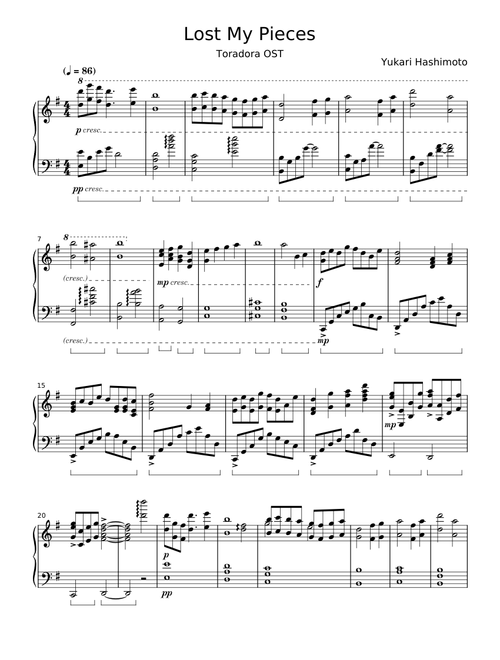 Lost My Pieces - Yukari Hashimoto