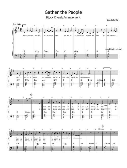 Gather The People – Dan Schutte