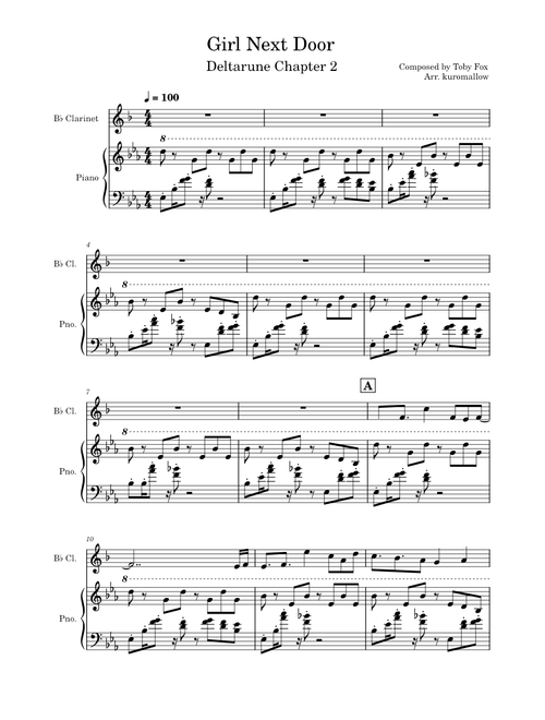 Girl Next Door (Noelle's Theme) – Deltarune