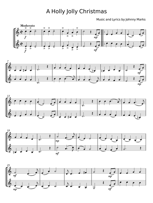 A Holly Jolly Christmas - Johnny Marks