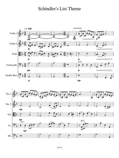 Schindler's List Theme