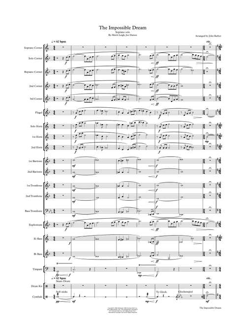 The Impossible Dream (the Quest) (Arr. John Barber) - Joe Darion, Mitch Leigh (Brass Band)