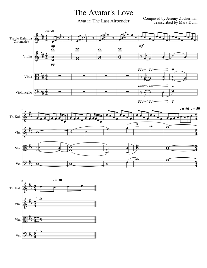 Kalimba avatar song outlet