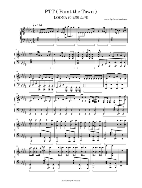PTT - LOONA but r.h last chorus with l.h first chorus