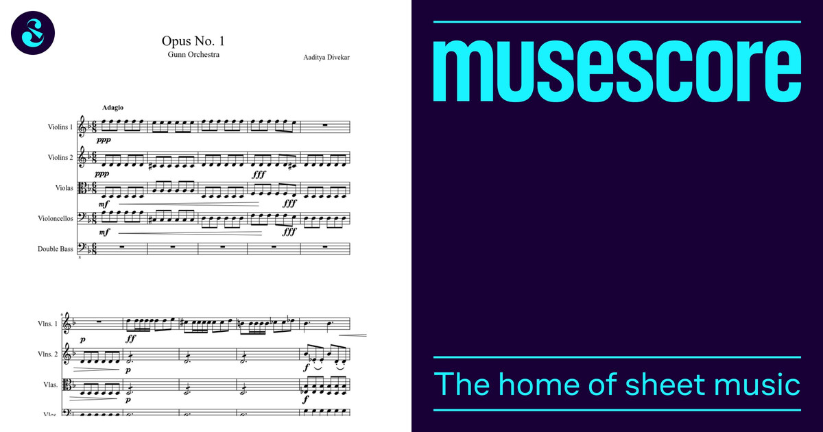 Opus No. 1 Sheet music | Musescore.com