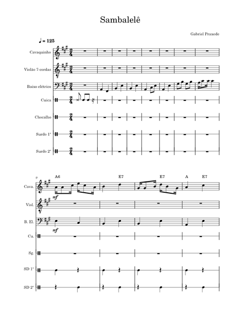 Samba Lelê – Misc Traditional