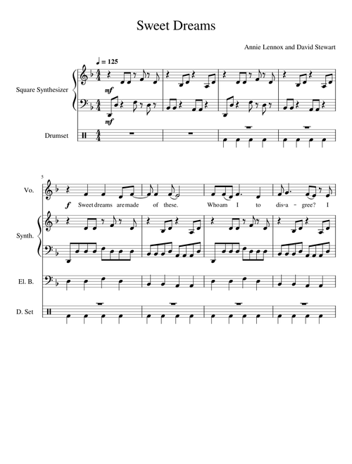 Sweet Dreams (Are Made of This) – Eurythmics