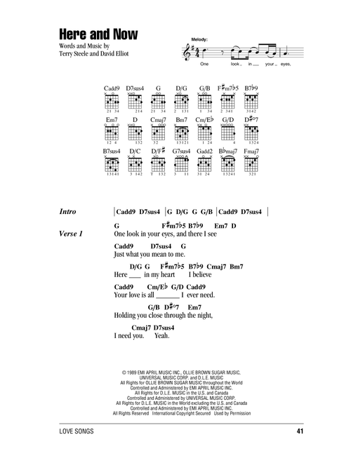 Here And Now - Luther Vandross (Guitar Chords-Lyrics)