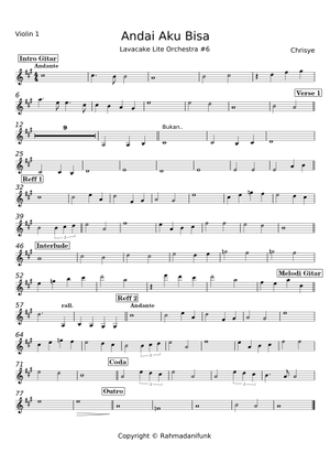 Andai aku bisa - Chrisye Sheet Music for Piano (Solo) easy | MuseScore.com