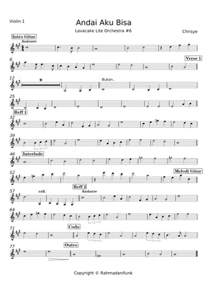 Andai aku bisa - Chrisye Sheet Music for Piano (Solo) easy | MuseScore.com