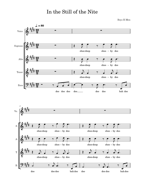 In The Still Of The Nite (I'll Remember) – Boyz II Men, The Five Satins In the Still of the Nite