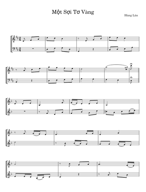 Một Sợi Tơ Vàng - Hùng Lân