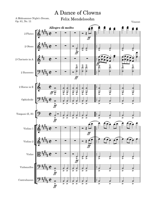 Mendelssohn - A Dance of Clowns