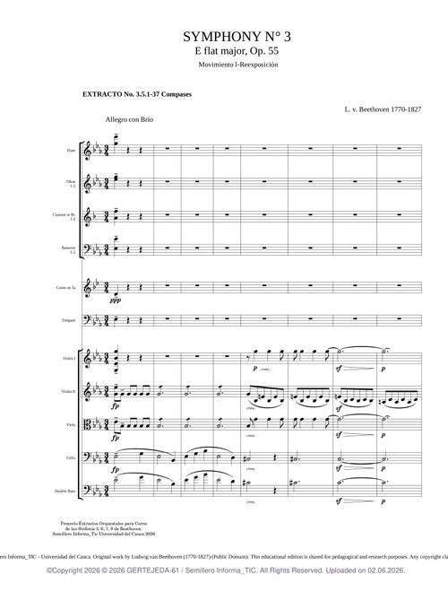 Audio de Acompañamiento Orquestal Simulado_Extracto 3.5.1_Corno_Beethoven_Op. 55