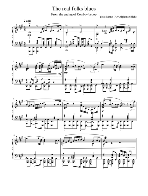The real folk blues – Yoko Kanno