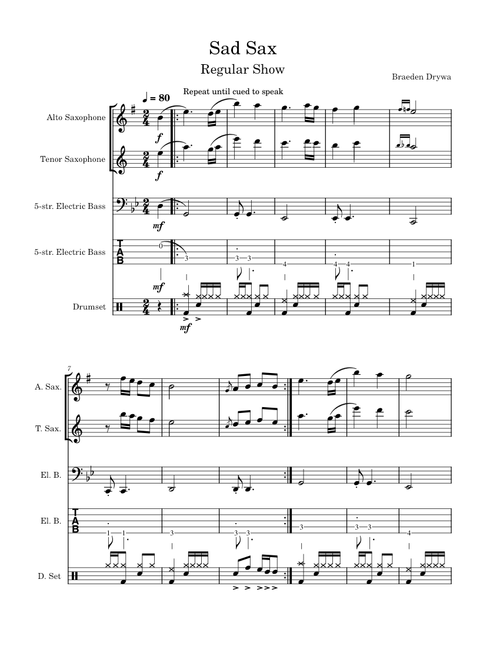 Sad Sax – Mark Mothersbaugh Sad Sax