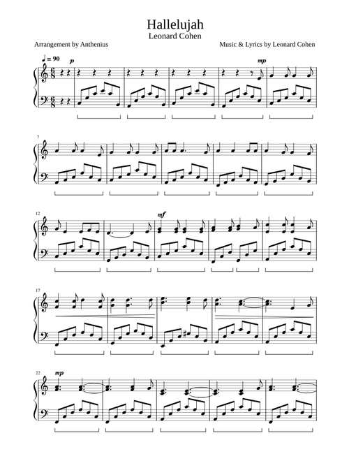 Hallelujah - Leonard Cohen