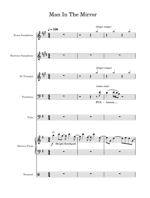 Man in the mirror – Michael Jackson Brass Band