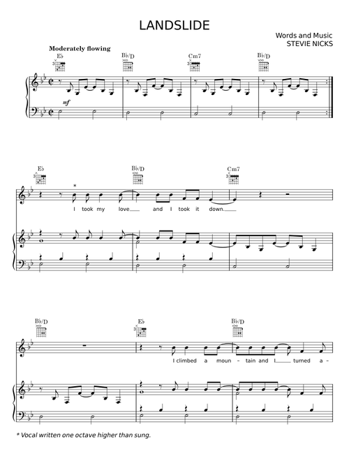 Landslide - Stevie Nicks