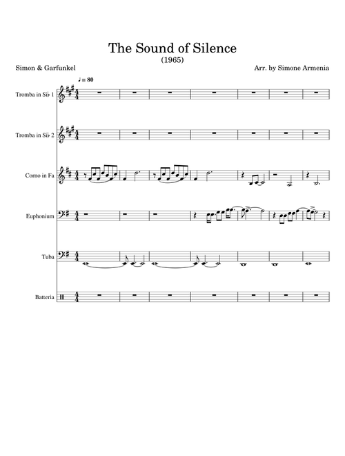 The sound of silence - Simon & Garfunkel