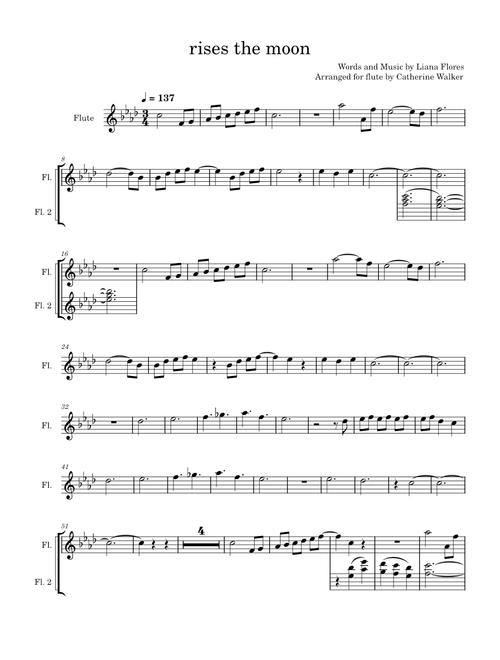 rises the moon – Liana Flores