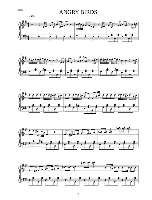 ANGRY BIRDS THEME