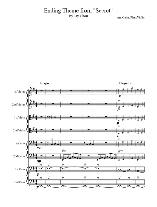 Theme from Secret- Jay Chou