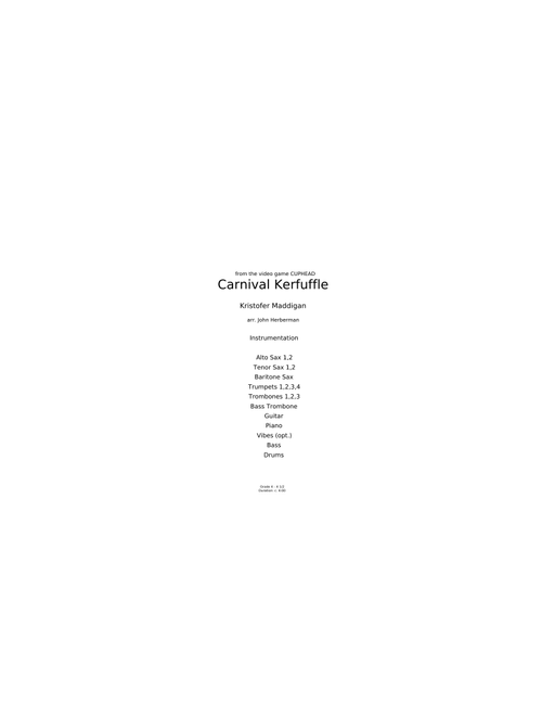 Carnival Kerfuffle - Kristofer Maddigan