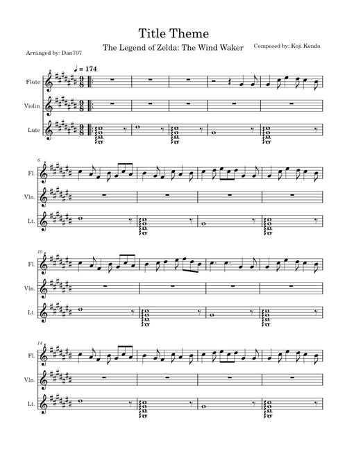 Title Theme – The Legend of Zelda: The Wind Waker