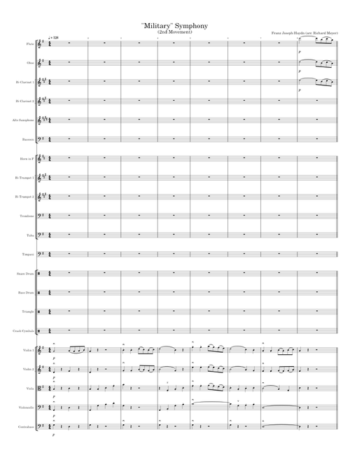 "Military" Symphony, 2nd Movement (arr. Richard Meyer)
