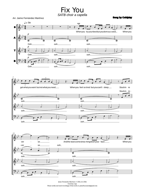 Fix You – Coldplay
