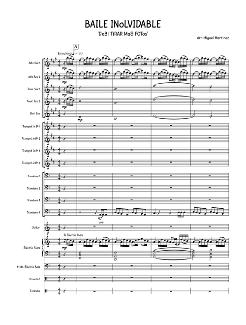 BAILE INoLVIDABLE – JAZZ BAND