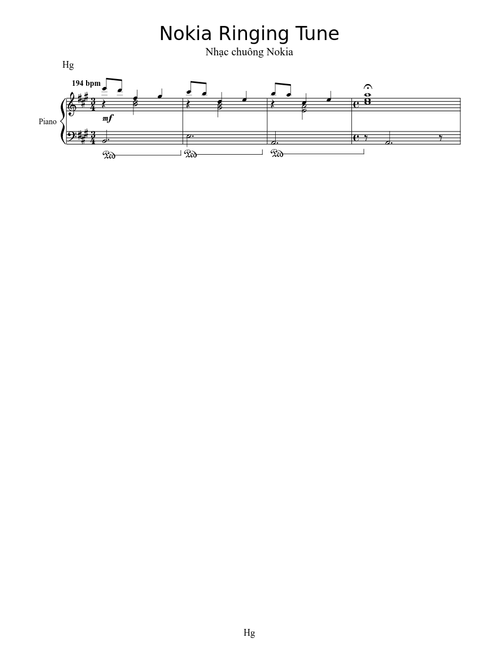 Nokia Ringing Tune ( Nhạc chuông Nokia )