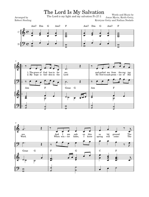 The lord is my salvation – Keith and Kristyn Getty