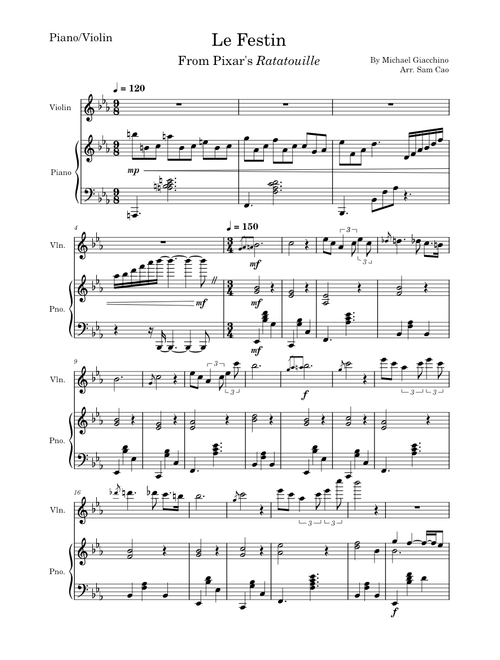 Le Festin – Michael Giacchino/Sam Cao