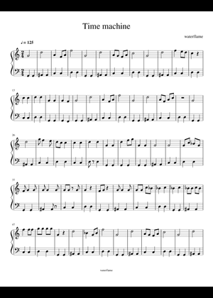 Geometry Dash Level 8 - Time Machine Sheet Music for Piano (Solo ...