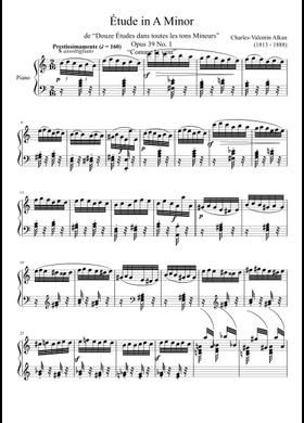 Free 12 Etudes In All The Minor Keys, Op.39 by Charles-Valentin