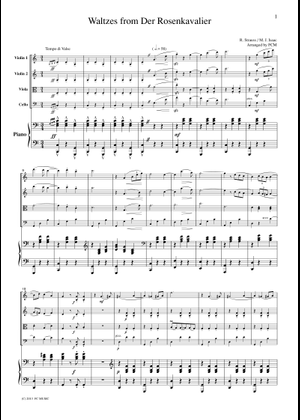Der Rosenkavalier – Richard Strauss Sheet Music with Chords