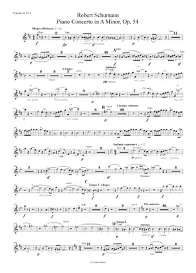 Free Piano Concerto, Op.54 by Robert Schumann sheet music Free Piano Concerto, Op.54 by Robert Schumann sheet music