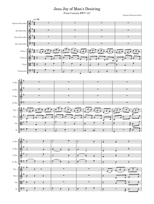 Jesu Joy of Man's Desiring - Johann Sebastian Bach