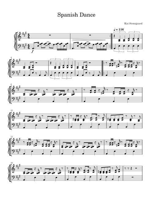 Spanish Dance – Misc tunes