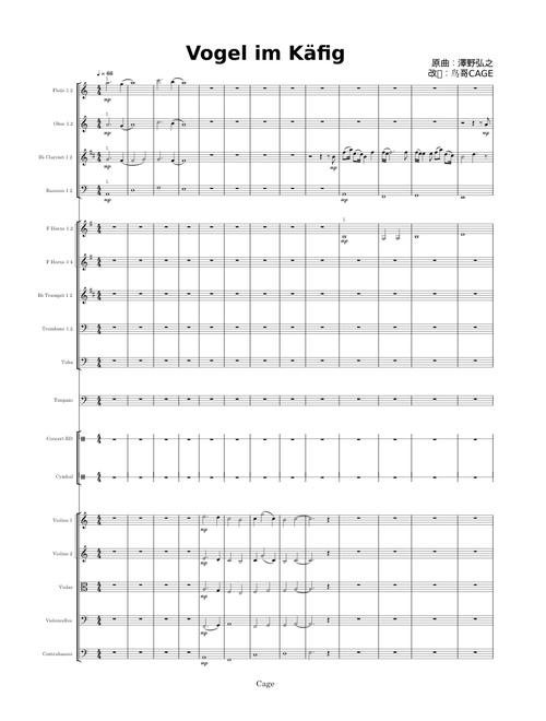 Vogel Im Kafig – Hiroyuki Sawano