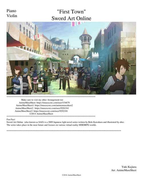 "First Town" Sword Art Online
