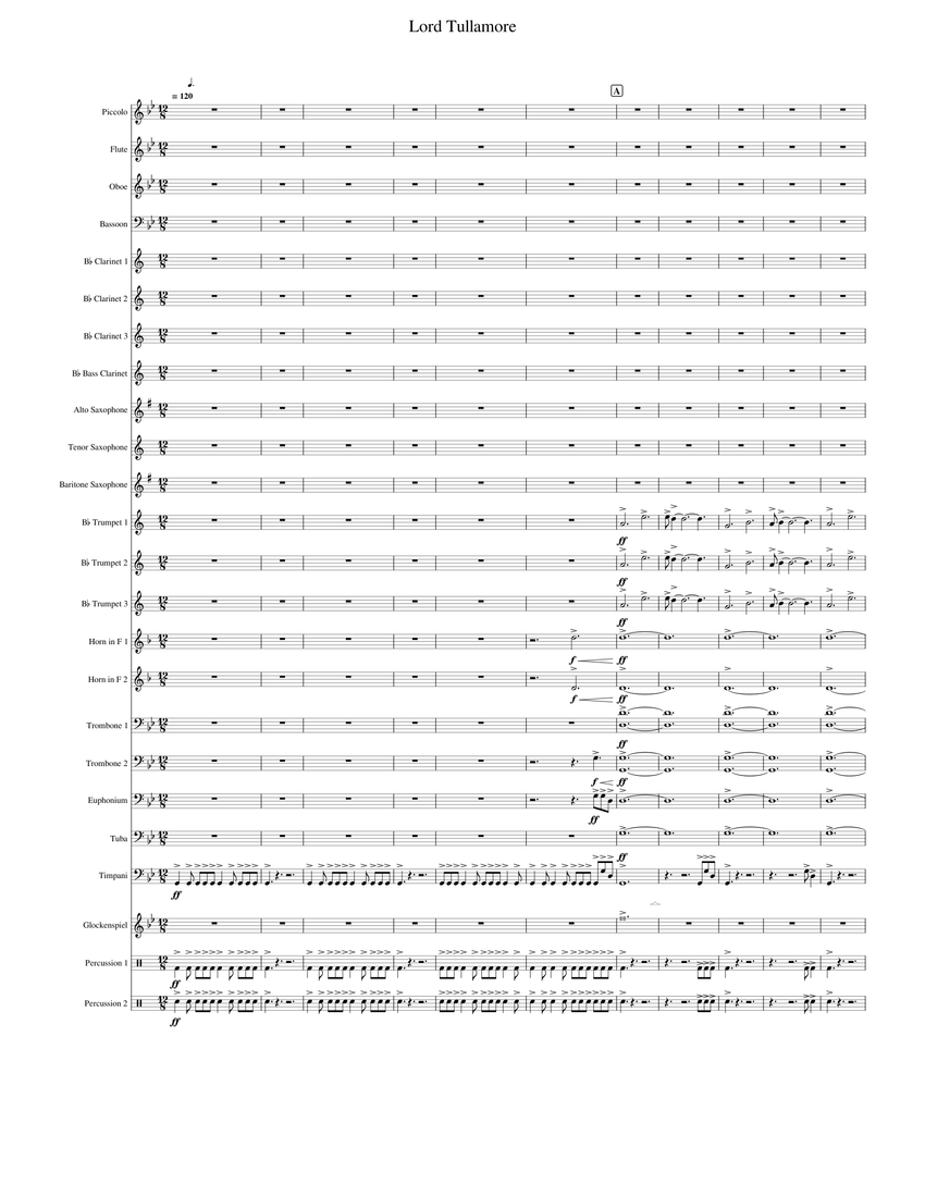 Lord Tullamore - Carl Wittrock Sheet Music for Trombone, Euphonium