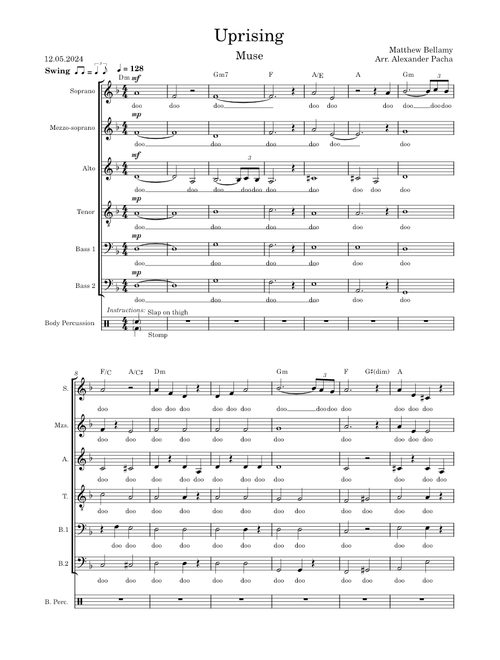 Uprising - Muse (Acapella SMATBB)