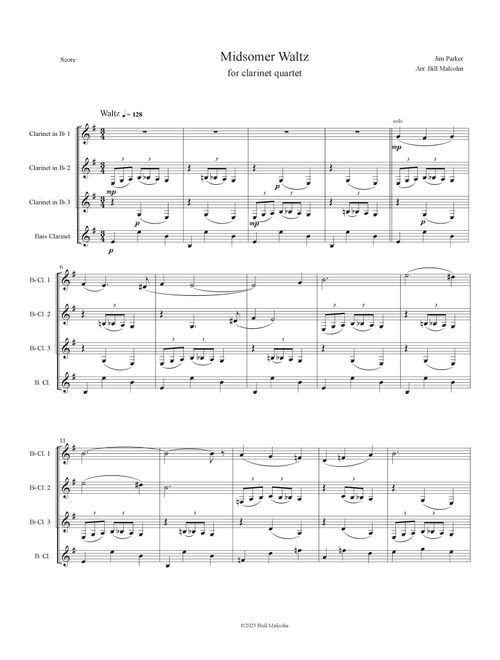 Midsomer Murders (main Title/cues) (Arr. Bill Malcolm) - Jim Parker (Woodwind Ensemble)