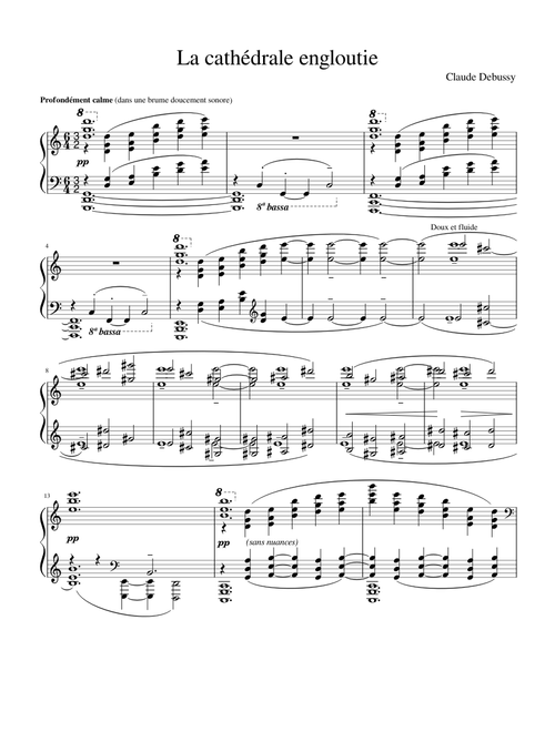La cathédrale engloutie - Debussy
