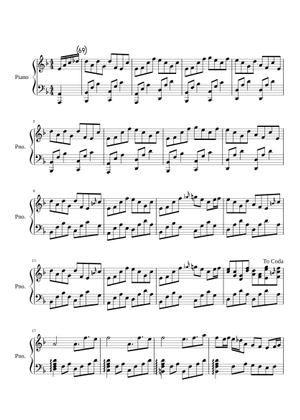 デザイアドライブ - ZUN Sheet Music for Piano (Solo
